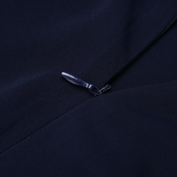 Pre-Sale Dark Blue  Solid Button Straight Pants