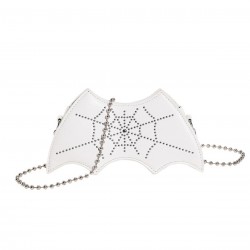 Halloween Diamond Spider Web Bat Shape Bag