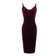 Pre-Sale 2PCS Green  Velvet Bodycon Dress