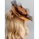 Orange  Halloween Lace Bat Hat